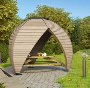 Lichfield Shield Leisure Wooden Garden Shelter