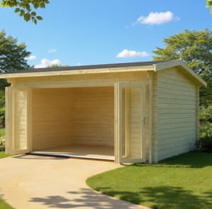 Palmako Ines 3.9x3m Log Cabin