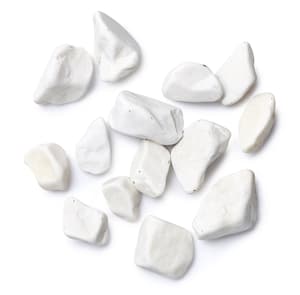 Coral White Decorative Pebbles Bulk Bag