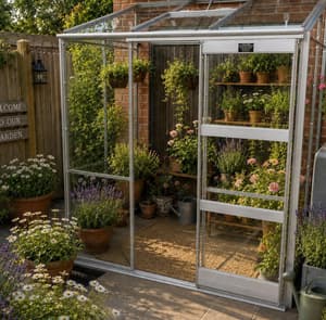 Elite Kensington 4x6 Leanto Toughened 