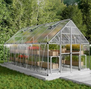 Palram Canopia Balance 8x16 Silver Polycarbonate