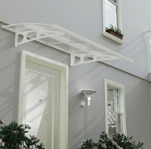Palram Canopia Bordeaux 2230 White Mist Door Canopy