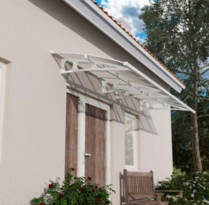 Palram Canopia Bordeaux 4460 White Mist Door Canopy