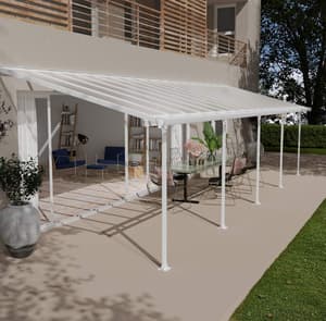 Palram Canopia Feria 3m x 9.7m Patio Cover in White