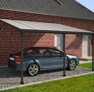Palram Canopia Feria 4m x 4m Patio Cover in Grey