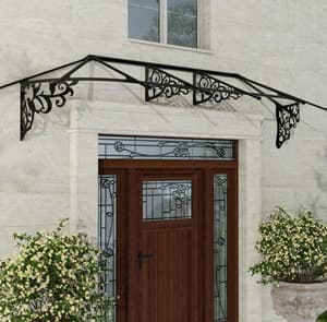 Palram Canopia Lily 3100 Black Clear Door Canopy