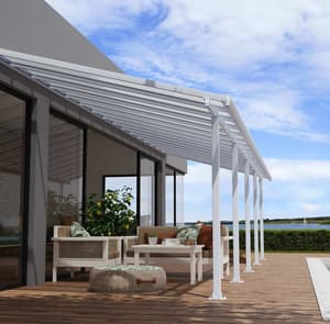 Palram Canopia Olympia 3m x 9.8m Patio Cover White