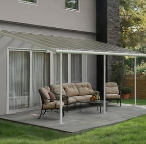 Palram Canopia Sierra 3m x 6m Patio Cover in White