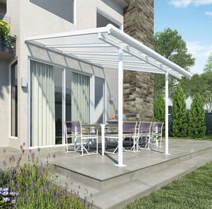 Palram Canopia Sierra 3m x 3m Patio Cover in White
