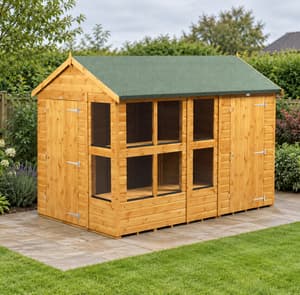 Power 10x6 Apex Potting Shed Combi