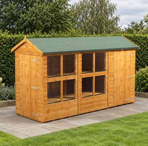 Power 12x4 Apex Potting Shed Combi