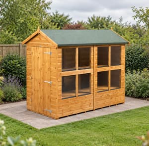 Power 8x4 Apex Potting Shed 