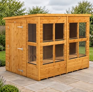 Power 8x6 Pent Potting Shed
