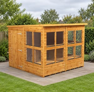 Power 8x8 Pent Potting Shed 