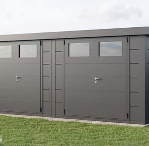 Telluria DUO 2721 Metal Garden Shed