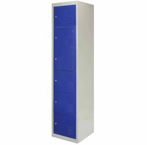 Bulldog 6 Door Storage Locker in Blue 