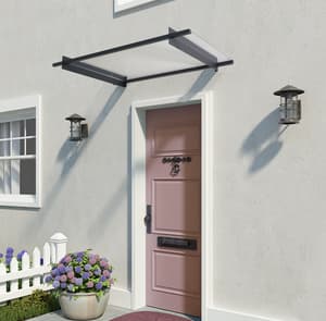 Palram Canopia Nancy 1500 Door Canopy Dark Grey