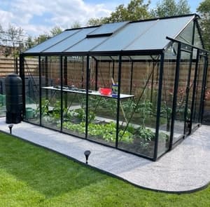 ACD 10x12 Straight Wall Black