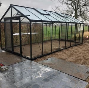 ACD 10x20 Straight Wall Black