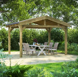Power 10x14 Apex Gazebo