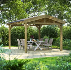 Power 14x12 Apex Gazebo