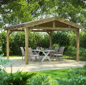 Power 14x14 Apex Gazebo