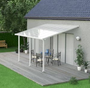 Palram Canopia Olympia 3m x 4m Patio Cover White