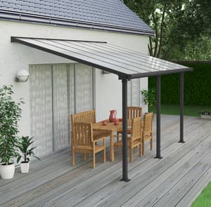 Palram Canopia Olympia 3m x 4m Patio Cover Grey