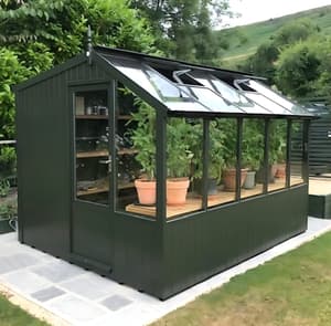 Swallow Rook Painted Potting Sheds