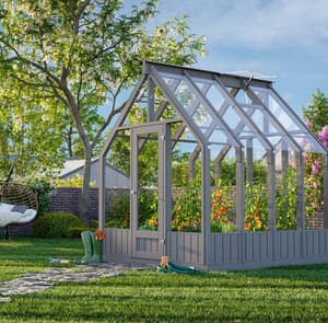 Palmako Emilia S 8x8 Wooden Painted Grey