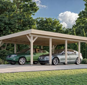 Palmako Karl 40.6 Wooden Carport