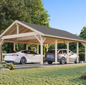 Palmako Robert 40.6 Wooden Carport