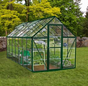 Palram Canopia Harmony 6x14 Green Clear Polycarbonate
