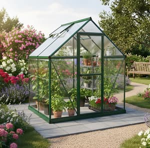 Palram Canopia Hybrid 6x4 Green Polycarbonate
