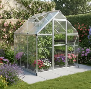 Palram Canopia Hybrid 6x6 Silver Polycarbonate