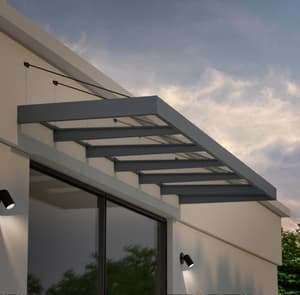 Palram Canopia Sophia XL 6000 Door Canopy Dark Grey