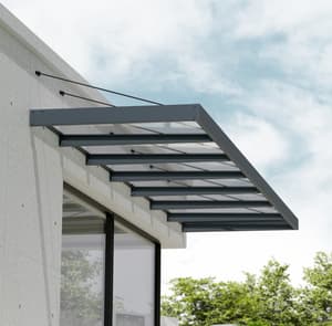Palram Canopia Sophia XL 7000 Door Canopy Dark Grey