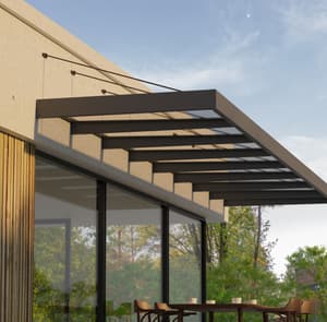 Palram Canopia Sophia XL 8000 Door Canopy Dark Grey