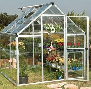Palram Canopia Harmony 6x6 Silver Clear Polycarbonate
