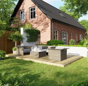 Power 10x16 Wooden Decking Kit