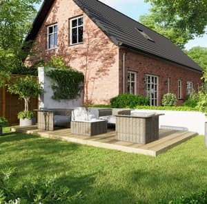 Power 10x18 Wooden Decking Kit