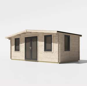 Power 10x20 Chalet Log Cabin 44mm