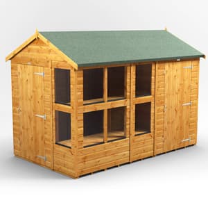 6ft Wide Apex Combi Potting Sheds