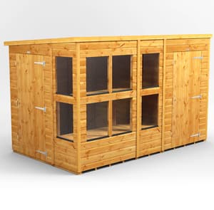 Power 10x6 Pent Potting Shed Combi