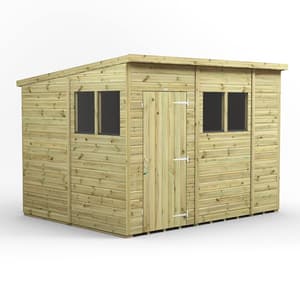 8ft Wide Premium Pent Sheds