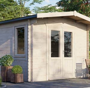Power 12x12 Chalet Log Cabin 28mm