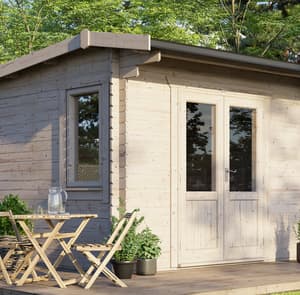 Power 12x14 Apex Log Cabin 28mm