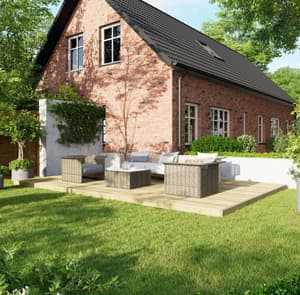 Power 12x20 Wooden Decking Kit