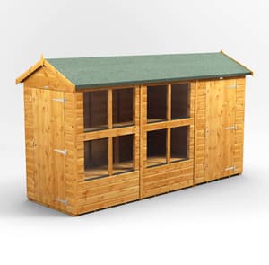 4ft Wide Apex Combi Potting Sheds