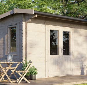 Power 14x12 Apex Log Cabin 28mm